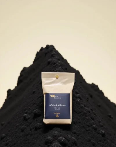 Black Citrus ansigtssæbe - naturlig detox med aktivt kul til uren og fedtet hud