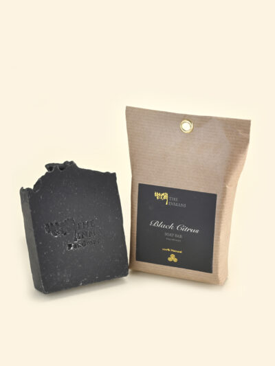 Black Citrus Sæbebar med aktivt kul til fedtet hud