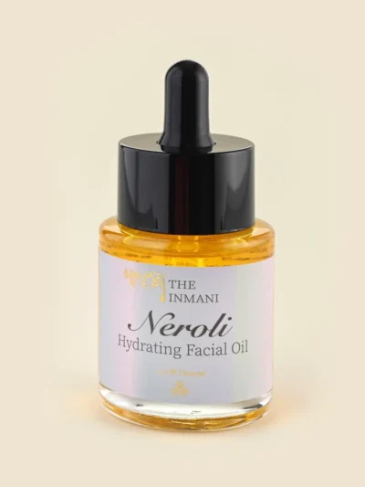 Neroli ansigtsolie med cellefornyende og balancerende effekt, der regulerer talgproduktion, beroliger sensitiv hud og forbedrer hudens elasticitet – THE INMANI