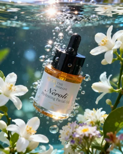 Neroli ansigtsolie – cellefornyende, fugtgivende og beroligende ansigtspleje til tør, moden og ujævn hud.