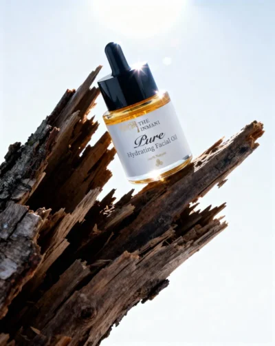 PURE ansigtsolie – duftfri, fugtgivende og beroligende ansigtspleje til tør, moden og sensitiv hud.