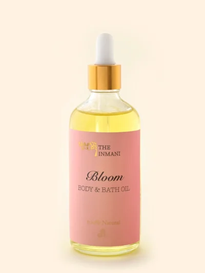 BLOOM krops- og badeolie med jasmin og citrus – naturlig blomsterduft fra THE INMANI