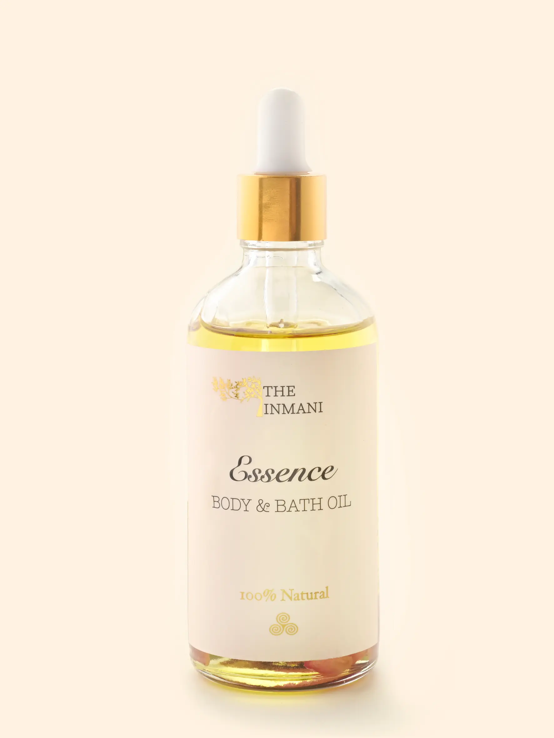 ESSENCE krops- og badeolie med frankincense – naturlig træagtig og aromatisk pleje fra THE INMANI