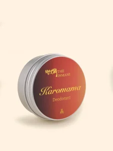 Karomama naturlig deodorant med amber og grapefrugt fra THE INMANI i plastfri emballage