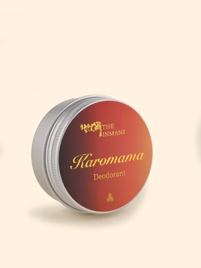 Karomama naturlig deodorant med amber og grapefrugt fra THE INMANI i plastfri emballage