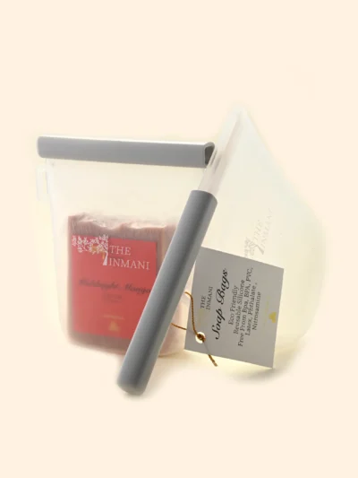 Bæredygtigt softshell-etui i silikone til faste sæbebarer – 120×126 mm