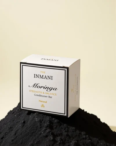 Vegansk balsam bar med planteolier til hår - moringa, argan og oliven