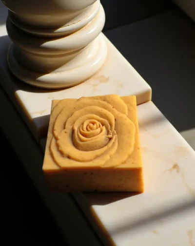 Harvest Hammam Sæbebar, bodyskrub med saltkrystaller og citrusduft