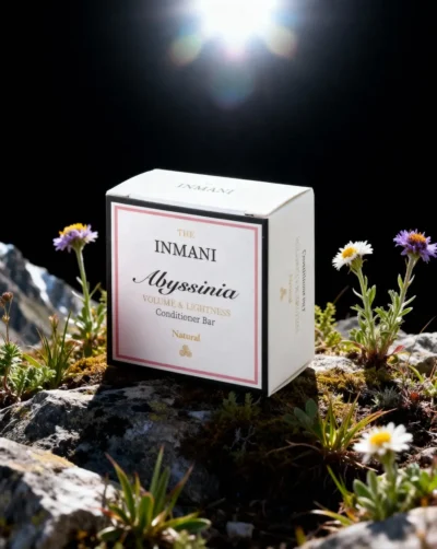 Abyssinian Balsam Bar i badeværelse - bæredygtig og naturlig hårpleje