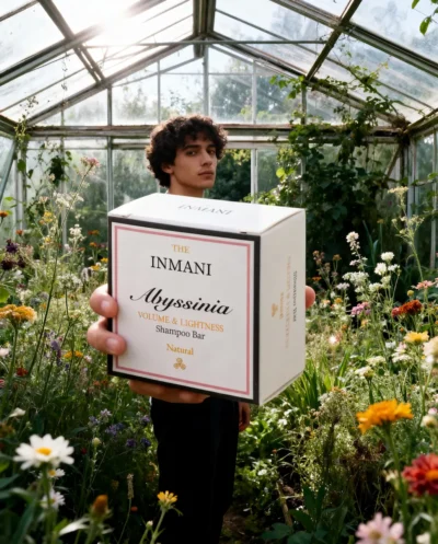 Abyssinian Shampoo Bar i badeværelse , fugtgivende og voluminøs hårpleje