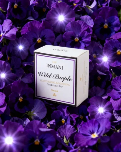 Wild Purple Balsam Bar i badeværelse - naturlig, silikonefri hårpleje
